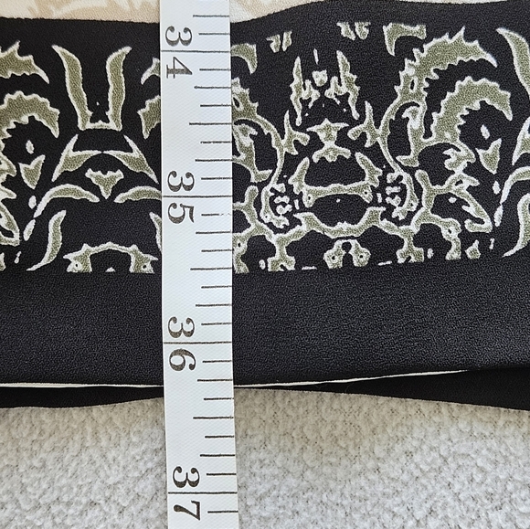 Vince Camuto Elegant Black and Cream Midi Dress - Picture 8 of 9